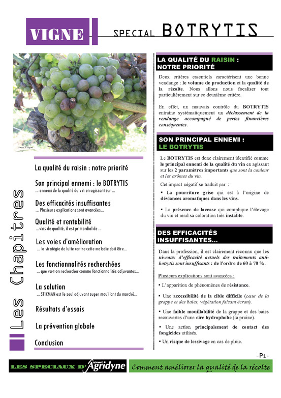 Sp�cial Botrytis